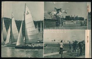 cca 1930 Konecsni György Balaton idegenforgalmi kiadvány; 12p.; belső oldalak ly., sérülések, nyomda...