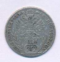 Ausztria 1768IC-SK 20kr Ag "Mária Terézia" Bécs (6,19g) T:VF,F Austria 1768IC-SK 20 Kreuzers Ag "Maria Theresia" Vienna (6,19g) C:VF,F Krause KM#1999