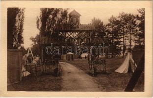 Gödöllő, Cserkész Jamboree, II. Altábor / Le Jamboree, L'entrée su 2e sous-camp. Vélox Éditions (Paris) (EK)