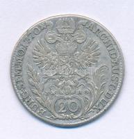 Csehország / Történelmi tartomány 1770EvS-AS 20kr Ag "Mária Terézia" Prága (6,43g) T:VF,F Bohemia 1770EvS-AS 20 Kreuzers Ag "Maria Theresia" Prague (6,43g) C:VF,F Krause KM#800
