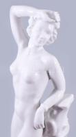 Drasche nagyméretű női akt. Jelzett, fehérmázas, egy gyári mázazási hibával, m: 36,5 cm. ritka! /// ...