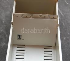 Nagyalakú, műanyag szortírozó/tároló doboz