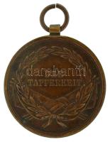 1914. "Ferenc József Bronz Vitézségi Érem" bronz kitüntetés mellszalag nélkül. Szign.: Tau...