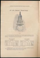 1905 Egyesült Villamossági R.T., Újpest szecessziós Lámpa katalógus, árjegyzék 13p. ; restaurált