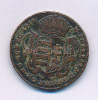 1763. Rézdénár "Mária Terézia / zárt korona" T:VF Huszár: 1756, Unger III.: 1278