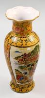 Kínai váza, jelzés nélkül, hibátlan, m: 19,5 cm