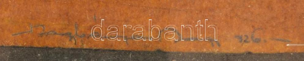 Nagybányai Nagy Zoltán (1904-1981): Szeged, alsóvárosi Mátyás-templom, 1924. Akvarell, papír, jelzet...