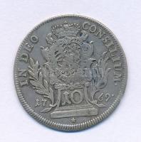 Német államok / Bajorország 1769. 10kr Ag "III. Miksa József" München (3,72g) T:VF, verőtő-hiba, peremhiba German states / Bavaria 1769. 10 Kreuzers Ag "Maximilian III Joseph" München (3,72g) C:VF, die-error, edge error Krause KM#526.1