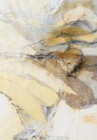 Bardócz Lajos (1936-): Erotika II., 2000. Vegyes technika, papír, jelzett. Paszpartuban. 40x27,5 cm