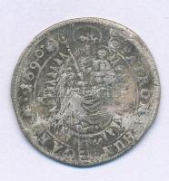 1690K-B 15kr Ag "I. Lipót" Körmöcbánya (4,95g) T:F, patina, karc, hajlott lemez Hungary 1690K-B 15 Kreuzers Ag "Leopold I" Kremnice (4,95g) C:F, patina, scratch, wavy coin Huszár: 1427., Unger II.: 1062.