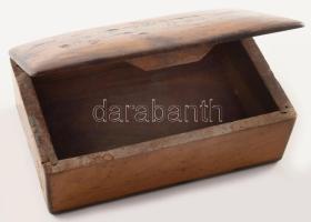 Jeruzsálemi fa díszdoboz, 6x9,5 cm