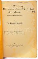 Siegfried Bernfeld: Die heutige Psychologie der Pubertät. Kritik ihrer Wissenschaftlichkeit. Leipzig...