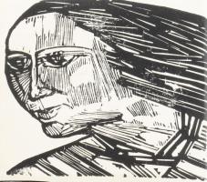 Perei Zoltán (1913-1992): Nyomódúc, kétoldalas. Nyomódúcról készült grafikákkal ellátott papírtokban...