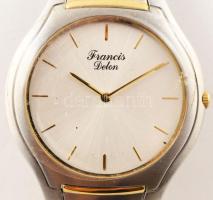 Francis Delon fém karóra, kvarc, fém szíjjal, d: 35mm