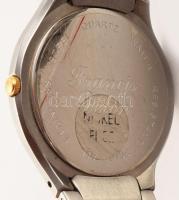 Francis Delon fém karóra, kvarc, fém szíjjal, d: 35mm