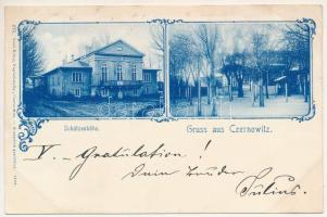 1899 Chernivtsi, Czernowitz, Cernauti, Csernyivci; Schützenhöhe. Leon König. Art Nouveau (fl)