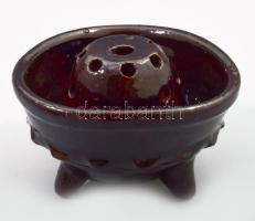 Iparművész ikebana, hibátlan, d: 13 cm, m: 8 cm