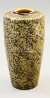 Iparművész vulkánmázas váza, hibátlan, m: 20 cm