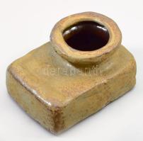 Modernista váza, jelzés nélkül, 16x11x8 cm