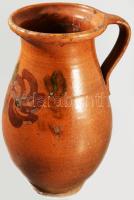 Köcsög. Alföld, 20. sz. eleje, mázhibával, m: 22 cm