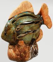 Halalakú mécsestartó, hibátlan, m: 18 cm