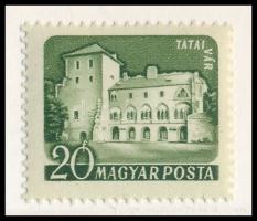 1960 Várak (I.) 20f színes papíron XII. B vízjellel