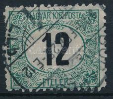 1903 Zöldportó 12f 11 1/2 fogazással (foghibák / perf. faults)