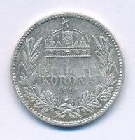 1915KB 1K Ag "Ferenc József" T:XF patina
Adamo K5.1