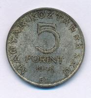 1948. 5Ft Ag "Petőfi" T:AU,XF patina Adamo EM1