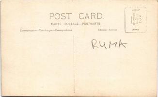 Árpatarló, Ruma; vasútállomás gőzmozdonnyal / railway station with locmotive. photo (EK)