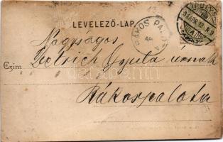 1901 Ipolyság, Sahy; Szondy-emlékkápolna. Kanyó Antal kiadása / chapel (vágott / cut)