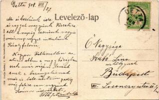 1908 Detta, Ghedu, Deta; Fő utca. Csokány kiadása / main street (EK)