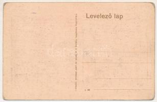 Nagymihály, Michalovce; Aranybika szálloda, kávéház, színházterem, belső. Strömpl Jenő és István kia...