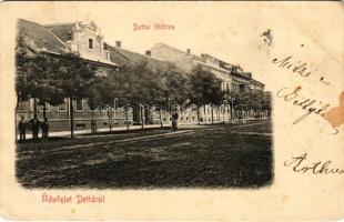 1899 Detta, Ghedu, Deta; Fő utca / main street (EB)