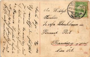 1916 Besztercebánya, Banska Bystrica; Megfigyelő állomás, kórterem, belső / military observation sta...