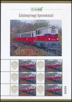 2025 Széchenyi-hegyi Gyermekvasút megszemélyesített hatos kisív dísztokban