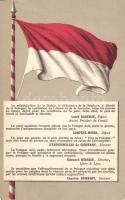 Polish flag with propaganda litho
