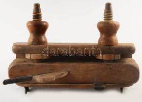 Kétkéses asztalos gyalu, h: 26 cm