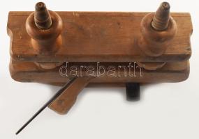 Kétkéses asztalos gyalu, h: 26 cm