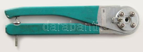 Krimpelő fogó, h: 23 cm