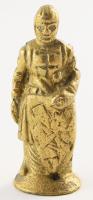 Bronz lovag szobor, m: 6 cm