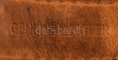 Omega bőr óraszíj, fém csattal, használt