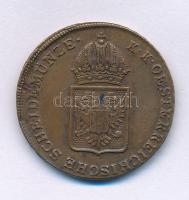 1816B 1kr Cu Körmöcbánya technológiai hibás veret (félrevert) T:XF
Huszár 2058, Unger III.: 1406.a