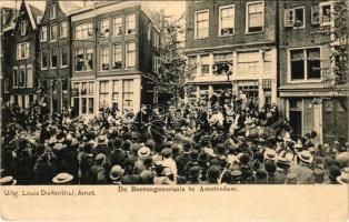 Amsterdam, De Boerengeneraals. Uitg. Louis Diefenthal / Boer generals, procession