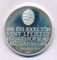 Bognár György (1944-) 1990. "1989. évi XXXI. törvény I. fejezet 1§ Magyarország: Köztársaság. -...