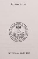 Petruska György: Analízis I. kötet. Egyetemi jegyzet. Bp., 1998, ELTE Eötvös Kiadó. Kiadói papírköté...