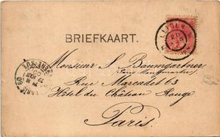 1900 Leiden, Academie, Zweetkamertje, Academie Briefkaart, Stud. Societeit. Uitg. Fa. C. Kooyker J. ...