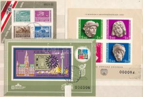 1973-1981 3 db klf vágott blokk