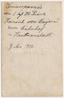 1916 Nagyszeben, Hermannstadt, Sibiu; Trauerparade von Hh. Prinz Heinrich von Bayern zum Bahnhof / e...