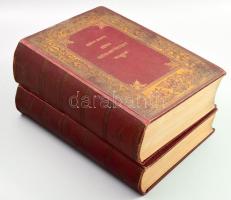 A magyar irodalom története I-II. kötet. Képes díszmunka két kötetben. Szerk.: Beöthy Zsolt, Badics Ferenc. I. kötet: A legrégibb időktől Kisfaludy Károly felléptéig. II. köt.: Kisfaludy Károly felléptétől a kiegyezésig. Bp., 1906-1907, Athenaeum. Harmadik javított és bővített kiadás. Kiadói aranyozott egészvászon-kötés, kopott borítóval, az egyik kötet gerincén kis sérüléssel.